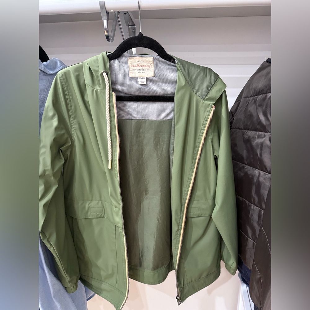 Weatherproof Olive Utility Jacket with Hood